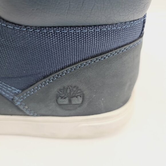 Timberland Men’s Navy Blue Mid Top Sneakers Size 8.5 - Picture 6 of 8